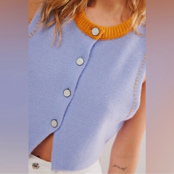 Free People Sammi Cashmere Vest - Picture 6 of 11